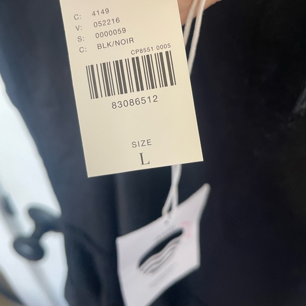 Daily Practice Asymmetrical Black Dress size L. NWT - Picture 6 of 8